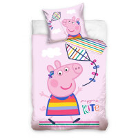 Bettwäsche Peppa Wutz mit Drachen