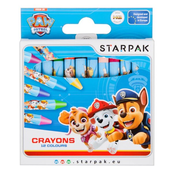 Wachsmalstifte 12 Farben Paw Patrol