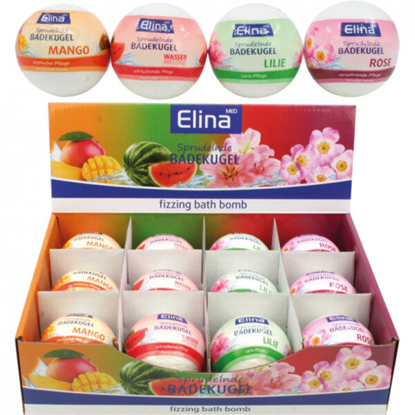 Elina Med Badekugeln Mango Wassermelone Lilie oder Rose