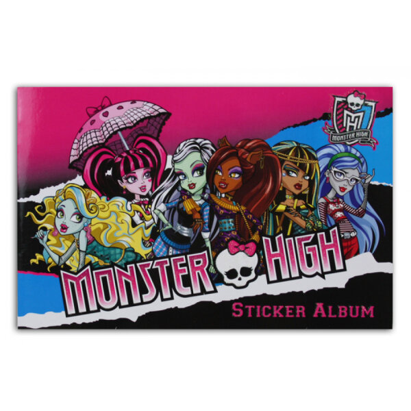 Sticker Sammelalbum Monster High