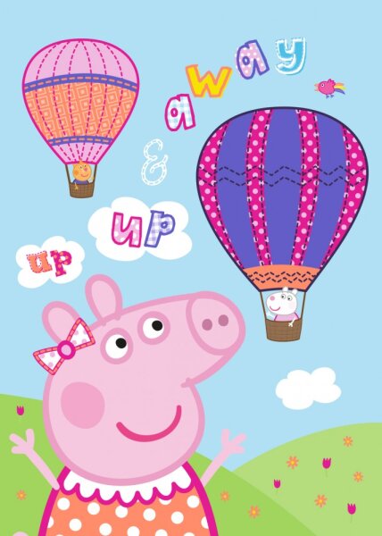 Fleecedecke Peppa Wutz