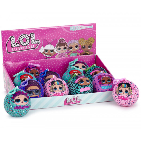 LOL Surprise Squeezster Taschenanhänger Schlüsselanhänger 9cm