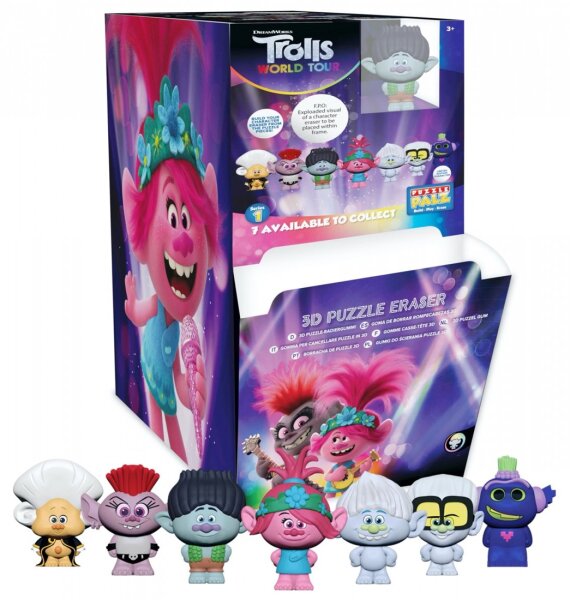 3D Puzzle Radiergummi Trolls World Tour