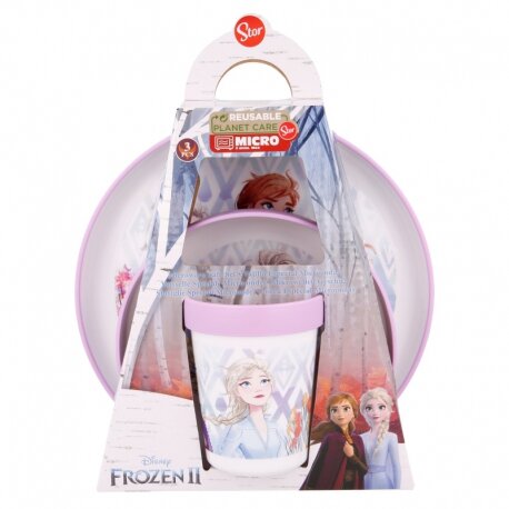 Premium Geschirr Set Frozen II Elements BiColor