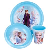 Geschirr Set Frozen II Blue Forest