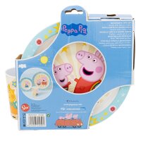 Geschirr Set Peppa Wutz "Kindness Counts" weiß