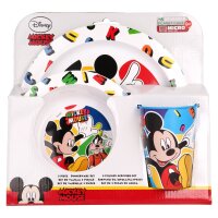Geschirr Set Mickey Mouse Cool Summer weiß