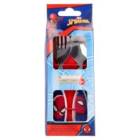 Kinder Besteck Set Spiderman 2-teilig Gabel und...
