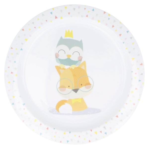 Teller Owl & Fox Eule und Fuchs
