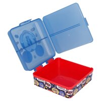 Brotdose Quadrat mit 3 Fächern Disney Mickey Mouse für Kita Schule Frühstück