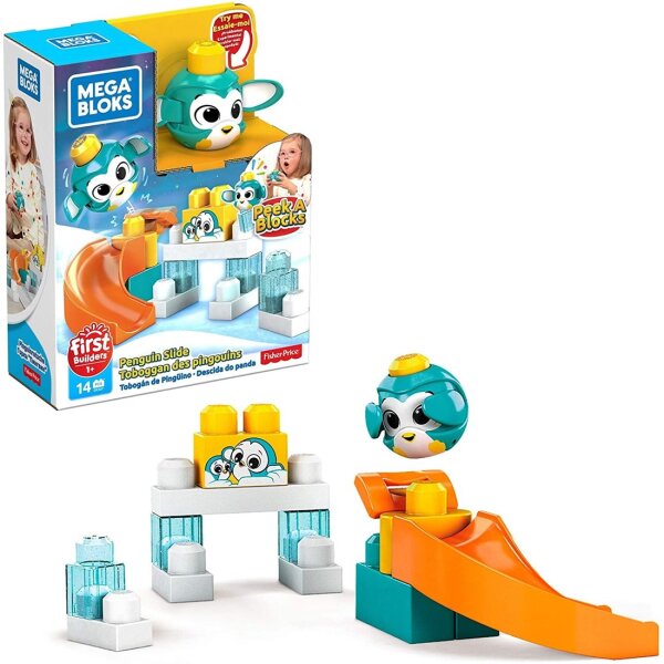 Mega Bloks Bau-Spielset mit Peek a Blocks Tier