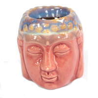 Teelicht Kerzenhalter Ölbrenner Buddha rosa