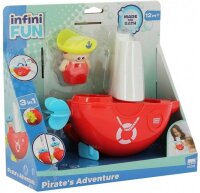 Infini Fun Badespielzeug Piratenschiff Badewannenspielzeug