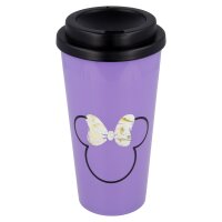 Coffee to Go Minnie Mouse lila Doppelwandig Kaffeebecher...