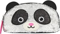 Depesche Topmodel Kosmetiktasche Panda Wendepailetten