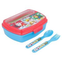 Brotdose mit Besteck Paw Patrol Brotbox Lunchbox Schule...