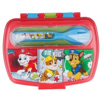 Brotdose mit Besteck Paw Patrol Brotbox Lunchbox Schule...
