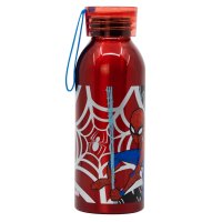 Aluminium Trinkflasche 510 ml Marvel Spiderman mit Henkel...