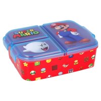 Kinder Brotdose mit 3 Fächern Super Mario Kita...