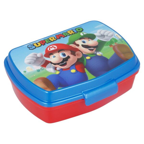 Brotdose Brotbox Lunchbox Super Mario Schule Kita Frühstück Vesper