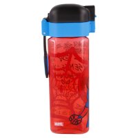 Wasserflasche Quadrat 550 ml Marvel Spiderman Bottle Trinkflasche Schule Flasche