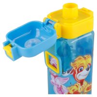Wasserflasche Quadrat 550 ml Paw Patrol Mighty Pups Trinkflasche Schule Flasche