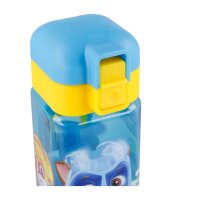 Wasserflasche Quadrat 550 ml Paw Patrol Mighty Pups Trinkflasche Schule Flasche