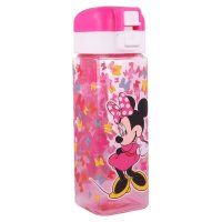 Wasserflasche Quadrat 550 ml Disney Minnie Mouse Maus Trinkflasche Flasche