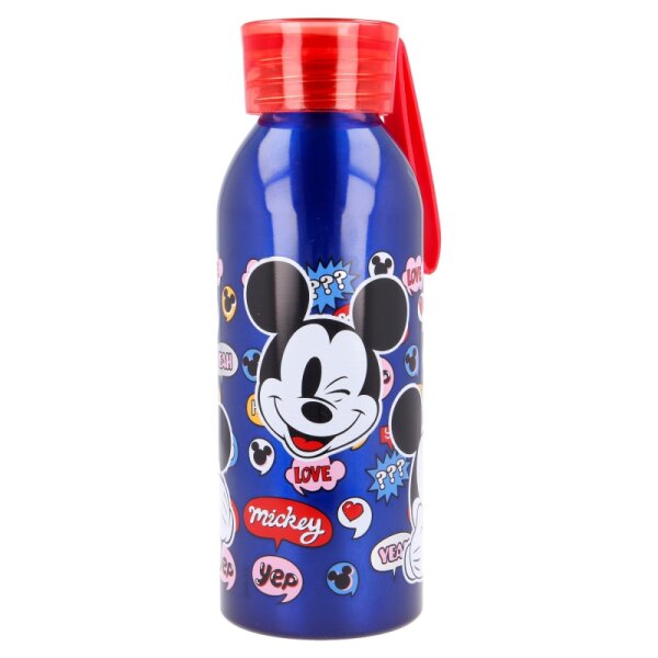 Aluminium Trinkflasche 510 ml Disney Mickey Mouse Maus Flasche Schule Kita