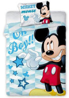 Disney Mickey Mouse Maus Kinder Bettwäsche klein Babybett 100x135cm 40x60cm