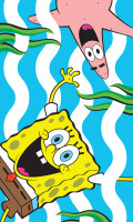 Kinder Handtuch Spongebob Schwammkopf Patrick Star 30 cm...