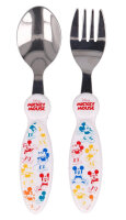 Kinder Besteck Set Mickey Mouse 2-teilig Gabel und...