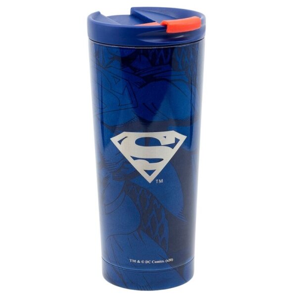 Coffee 2 Go Becher Superman Isolierter Edelstahl Kaffeebecher 425ml