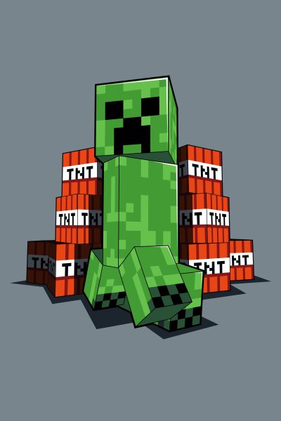 Fleecedecke Kuscheldecke Minecraft 100 x 150 cm TNT
