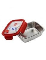 Premium Brotdose Edelstahl Vesper Frühstück Disney Mickey Mouse Maus Lunchbox