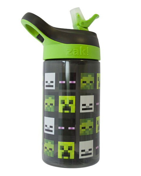 Trinkflasche Wasserflasche Minecraft Black Mob Heads 450ml