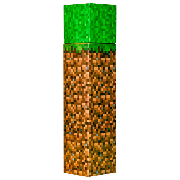 Trinkflasche Wasserflasche Minecraft Pixelada eckig 650ml