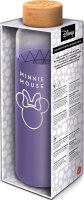 Glasflasche mit Silikonhülle Disney Minnie Mouse...