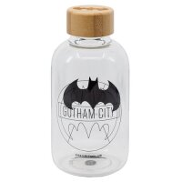 Glasflasche DC Batman 620ml Trinkflasche Sport Gym Schule...