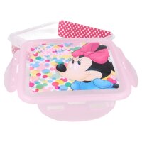 Quadratische luftdichte Brotdose 750ml Disney Minnie Mouse