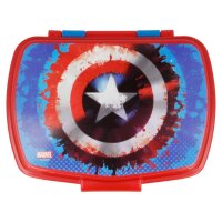 Brotdose Brotbox Lunchbox Marvel Captain America Schule...