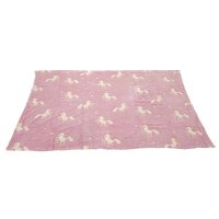 Fleecedecke Kuscheldecke Glow in the dark leuchtend Einhorn