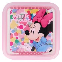 Quadratische luftdichte Brotdose 500ml Disney Minnie Mouse