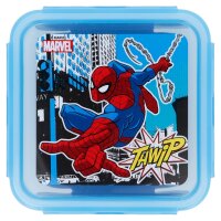 Quadratische luftdichte Brotdose 500ml Marvel Spiderman
