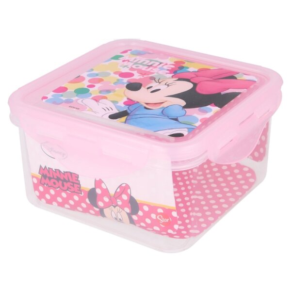 Quadratische luftdichte Brotdose 730ml Disney Minnie Mouse