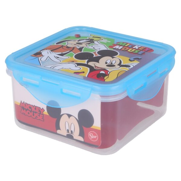 Quadratische luftdichte Brotdose 730ml Disney Mickey Mouse