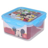 Quadratische luftdichte Brotdose 730ml Disney Mickey Mouse