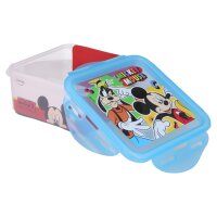 Quadratische luftdichte Brotdose 730ml Disney Mickey Mouse