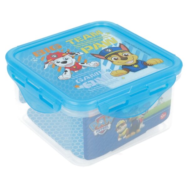 Quadratische luftdichte Brotdose 730ml Paw Patrol