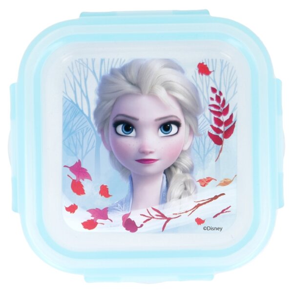 Quadratische luftdichte Brotdose 290ml Disney Frozen II Eiskönigin